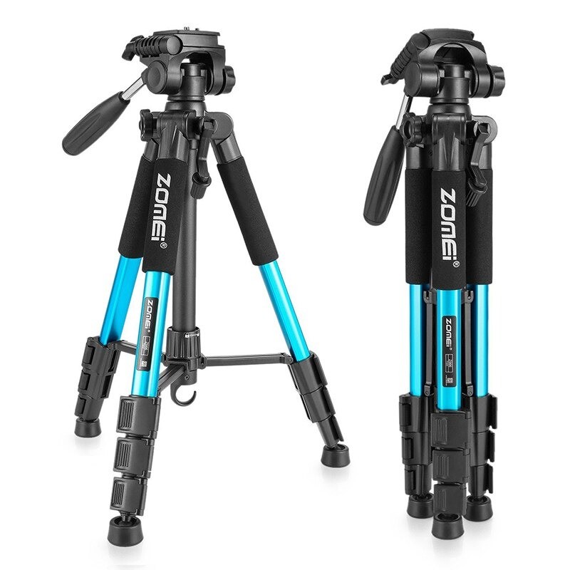 Z666 - professional aluminum camera tripod - portable - with Pan head - for Canon DSLR cameraTripods & stands