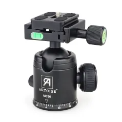 Professional high tripod - monopod - stand - fast flip lock - CNC 36mm ball head - for DSLR camera - 201cmTripods & stands