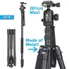 Professional high tripod - monopod - stand - fast flip lock - CNC 36mm ball head - for DSLR camera - 201cmTripods & stands
