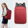 Modischer Rucksack - diebstahlsicher - USB-Ladeanschluss / Kopfhöreranschluss - für 15,6-Zoll-Laptop - wasserdicht