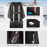 Modischer Rucksack - diebstahlsicher - USB-Ladeanschluss / Kopfhöreranschluss - für 15,6-Zoll-Laptop - wasserdicht