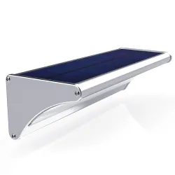 24 / 48 / 60 LED-Solarleuchte - Radar-Bewegungsmelder - Aluminium-Wandleuchte - wasserdicht
