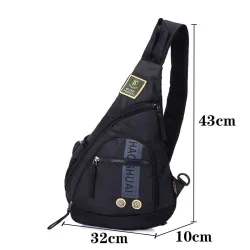 Brust- / Schulter-Minitasche - Rucksack - wasserdichtes Nylon - Unisex