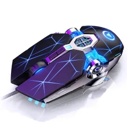 Professionelle optische Gaming-Maus - 6 Tasten - kabelgebunden - 3200 DPI - LED - geräuschlos