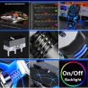 Professionelle optische Gaming-Maus - 6 Tasten - kabelgebunden - 3200 DPI - LED - geräuschlos
