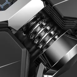 Professionelle optische Gaming-Maus - 6 Tasten - kabelgebunden - 3200 DPI - LED - geräuschlos