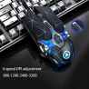 Professionelle optische Gaming-Maus - 6 Tasten - kabelgebunden - 3200 DPI - LED - geräuschlos