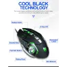 Professionelle optische Gaming-Maus - 6 Tasten - kabelgebunden - 3200 DPI - LED - geräuschlos