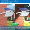 Outdoor-Gartenwandleuchte - wasserdichte Solarlampe - verstellbar - 48 LED