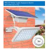 Outdoor-Gartenwandleuchte - wasserdichte Solarlampe - verstellbar - 48 LED
