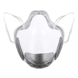 Transparent protective face mask - plastic shield - with filterMouth masks
