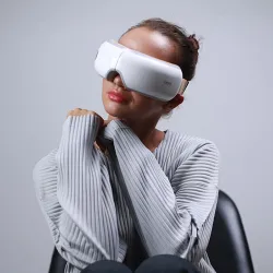 isee 4 - elektrisches Augenmassagegerät - Vibration - Erwärmung - Entfernung von Müdigkeit / Augenringen
