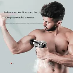 Mini-Gun-Massagegerät - Vibrator - Muskelentspannung - Schmerzlinderung - LCD-Display