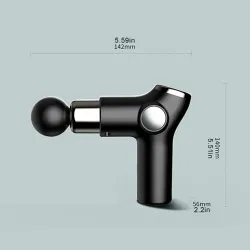 Mini-Gun-Massagegerät - Vibrator - Muskelentspannung - Schmerzlinderung - LCD-Display