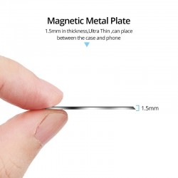 Metallplatte - Aufkleber - für magnetische Handyhalterung - 3M Kleber