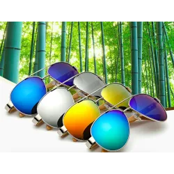 Bambus & Metall - handgefertigte Sonnenbrillen - Unisex