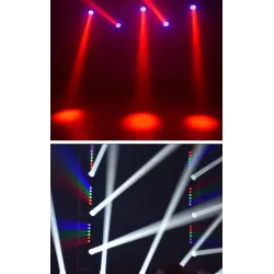 Mini LED beam - laser light - moving head - DJ / stage light - 60W - RGBW - DMXStage & events lighting