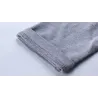 Classic elegant t-shirt - with mandarin collar - long sleeve - slim fit - cottonT-shirts