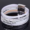 Multilayer bracelet - with crystals / magnetic buckleBracelets