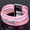 Multilayer bracelet - with crystals / magnetic buckleBracelets