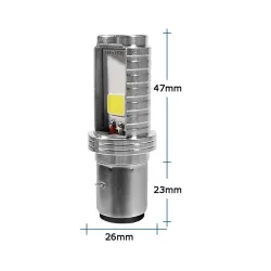 LED Motorrad-/Autolampe - weiß Hi/Lo Beam - 12V - 12W - 1200Lm - BA20D
