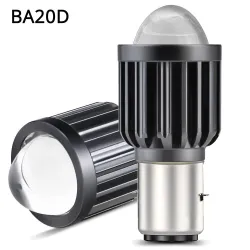 Motorrad Glühbirne - H4 / BA20D / P15D - 12V - LED Fernlicht / Abblendlicht - 1200LM