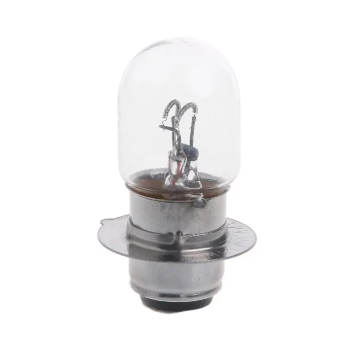 Motorcycle light bulb - white - T19 P15D-25-1 - DC 12V - 35W - halogen - double filamentHalogen lights