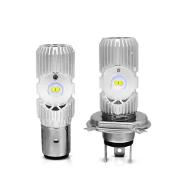 Motorrad Glühbirne - LED CREE - H4 - BA20D - DC 9V~85V - 20W 1400LM - 6500K