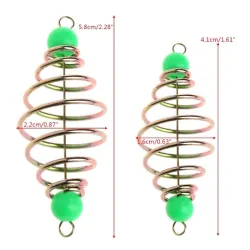 Angeln Federköder - Tackle Feeder - Edelstahl - 10 Stück
