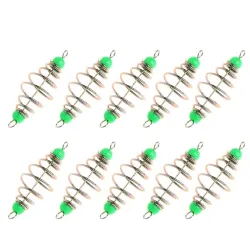 Angeln Federköder - Tackle Feeder - Edelstahl - 10 Stück