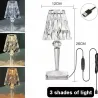 Kristall-Nachtlicht - LED - USB / batteriebetrieben