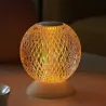 Italienische Nachtlampe - runde Kristallkugel - USB - Berührungssensor