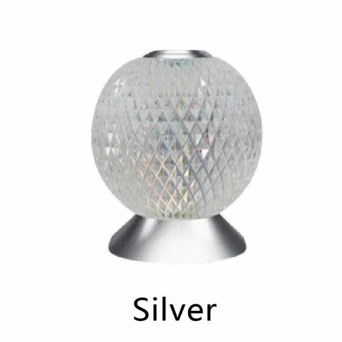 Italian night lamp - round crystal ball - USB - touch sensorLights & lighting