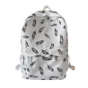 Fashionable backpack - large capacity - with dogs / butterflies / feathers printBackpacks