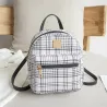 Kleiner karierter Rucksack - Umhängetasche