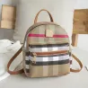 Kleiner karierter Rucksack - Umhängetasche