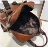 Vintage Lederrucksack - mit Anti-Diebstahl-Reißverschlüssen / Schnallen - wasserdicht