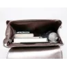 Modischer Lederrucksack - Umhängetasche - Schlangenledermuster