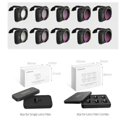 Camera lens - filter - clip - for DJI Mavic Mini - UV / CPL / ND4 / ND4PLAccessories