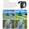 Camera lens - filter - clip - for DJI Mavic Mini - UV / CPL / ND4 / ND4PLAccessories