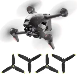 Dreiflügelige Propeller - Schnellspanner - Geräuschreduzierung - für DJI FPV Combo Drone