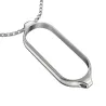 Double hole pendant - with necklace - stainless steel - for Xiaomi Mi Band 5Necklaces