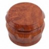 Grinder for herbs / tobacco / spices - 4 layers - with hand crank - woodenMills - Grinders