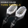 Universal motorcycle turn signal lights - LED - 2 piecesTurning lights