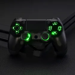 Multi-colors luminated D-pad - thumbsticks - DTF buttons - LED - kit for PS4 ControllerRepair parts
