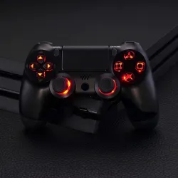 Multi-colors luminated D-pad - thumbsticks - DTF buttons - LED - kit for PS4 ControllerRepair parts