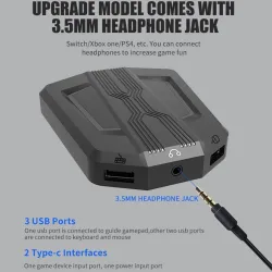 Gaming-Gamepad - Audio-Tastatur - Mauskonverter - Adapter - für PS4 / PS3 / Xbox One / Xbox 360 / N-Switch-Konsole