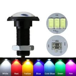 Auto-/Motorradlampe - Adlerauge - LED - DRL - 12V / 24V - 18mm / 23mm