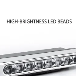 Car light - LED strip - DRL - RGB - wind energy - 2 piecesLED strips