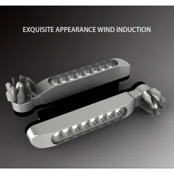 Car light - LED strip - DRL - RGB - wind energy - 2 piecesLED strips